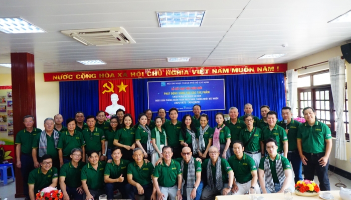 Hội Âm nhạc thành phố Hồ Chí Minh tổ chức Lễ kết nạp hội viên mới và phát động sáng tác…
